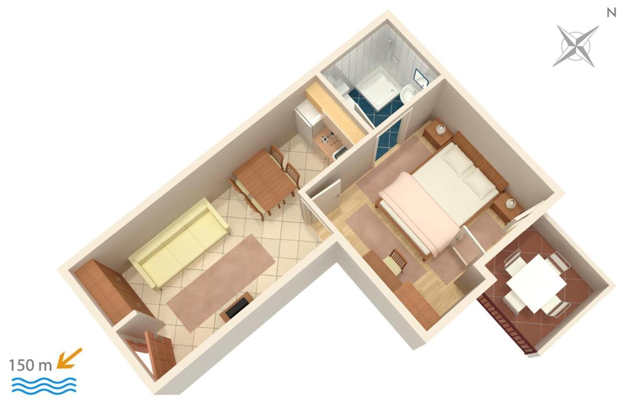 Apartments With A Parking Space Baska Voda, Makarska - 301 Exterior foto