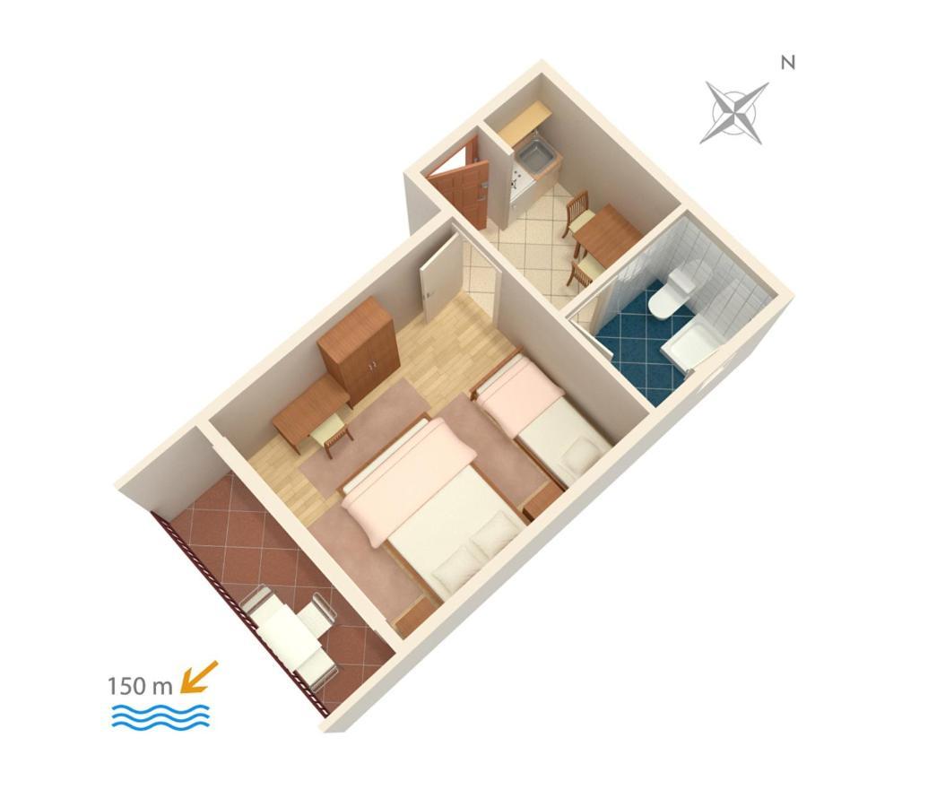 Apartments With A Parking Space Baska Voda, Makarska - 301 Exterior foto